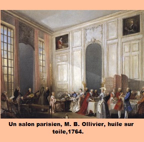 tableau un salon parisien